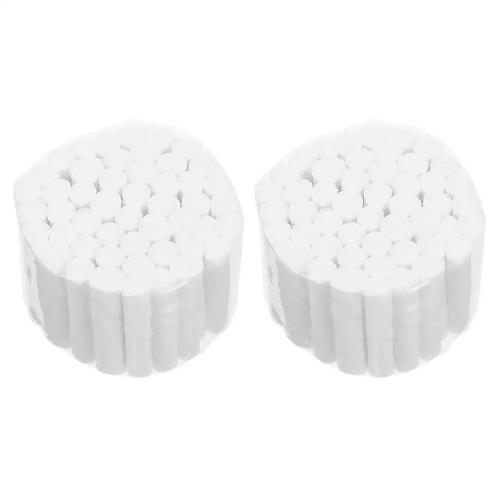 100 Pcs Cotton Bale Nose Bleed Plugs Stop Cotton Swab Inhaler Refill Inhaler Nasal Stick