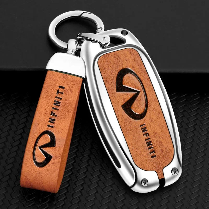 Zinc Alloy Car Remote Key Full Cover Case Fob For Infiniti Q50 Q60 Q70 QX50 QX60 QX70 G25 EX FX JX35 FX25 FX35 EX35 FX37 JX35