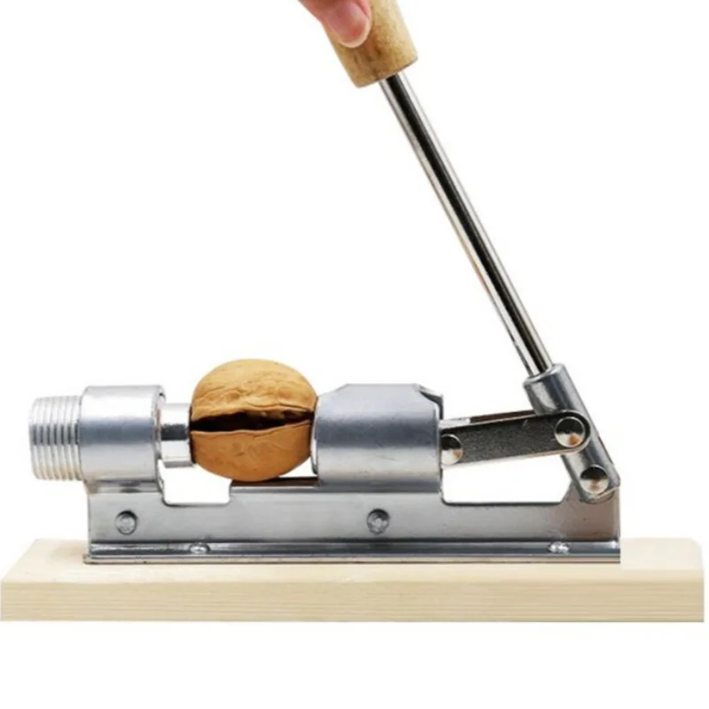 Manual Stainless Steel Nut Cracker Mechanical Sheller Walnut Nutcracker Fast Opener Kitchen Tools Fruits And Vegetables
