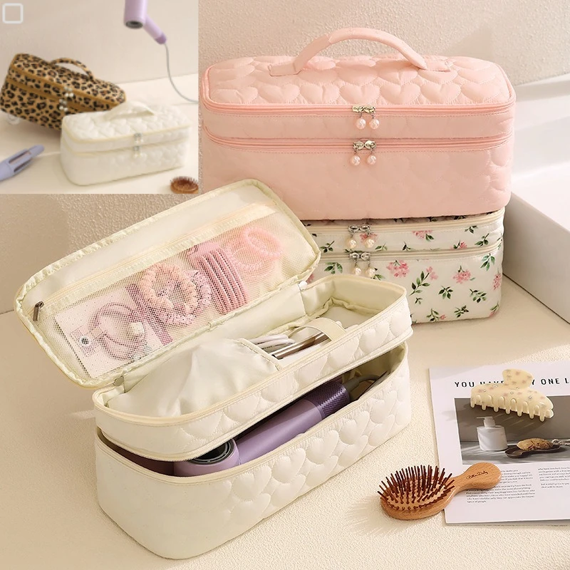 Double-layer Hair Dryer Storage Bag, Suitable for Dyson and Laifen Double-layer Curling Iron and Straightener Travel Bag view 6
