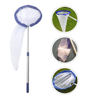 Bug Net Practical Butterflies Professional Insect Aluminum Handle Children Toy Telescopic Extendable