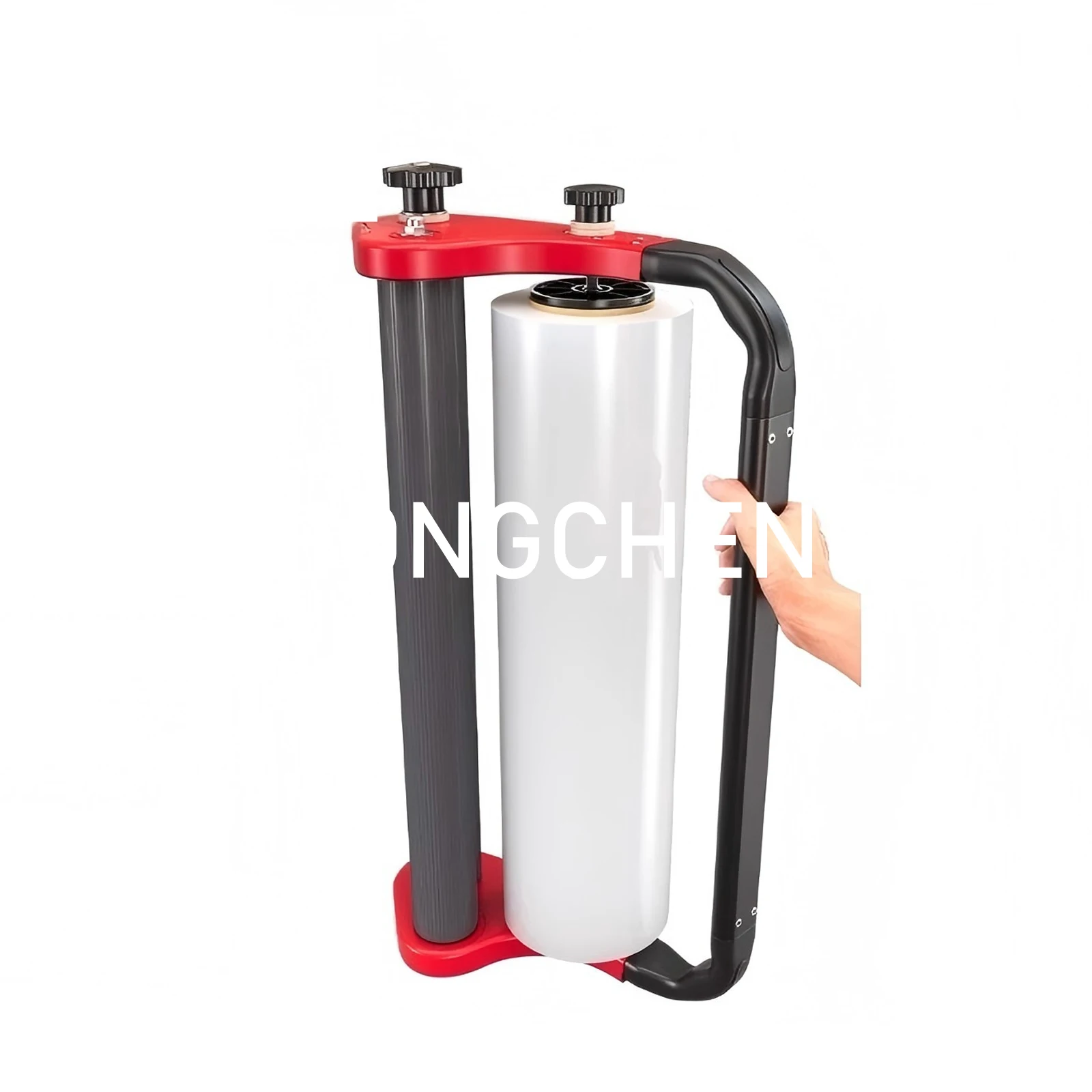 

New Elastic Adjustable Manual Winding Bracket Cling Film Wrapping Film Baler Wrapping Film Puller Packaging Artifact