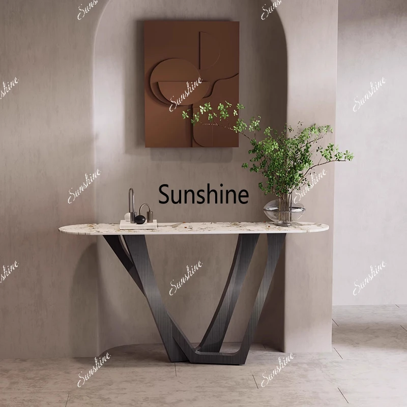 

Simple Storage Minimalist Console Tables Simple Console Table Aesthetic Space Saving Tisch Wohnzimmer Living Room Furniture