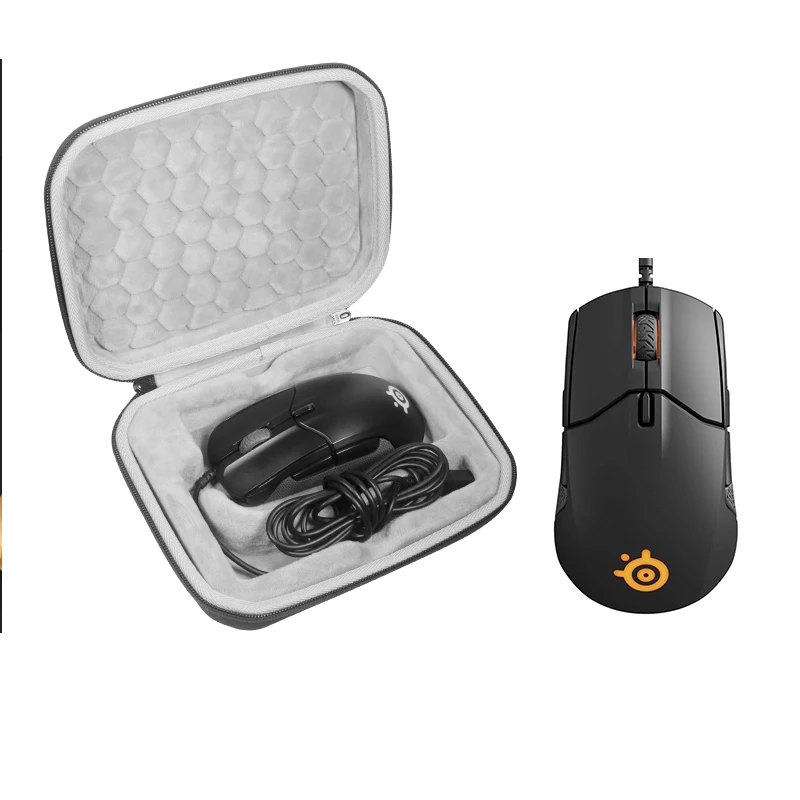 EVA Headset Hanging Headphones Case Hard Storage Bag  For Steelseries Rival 310 LOL Mouse