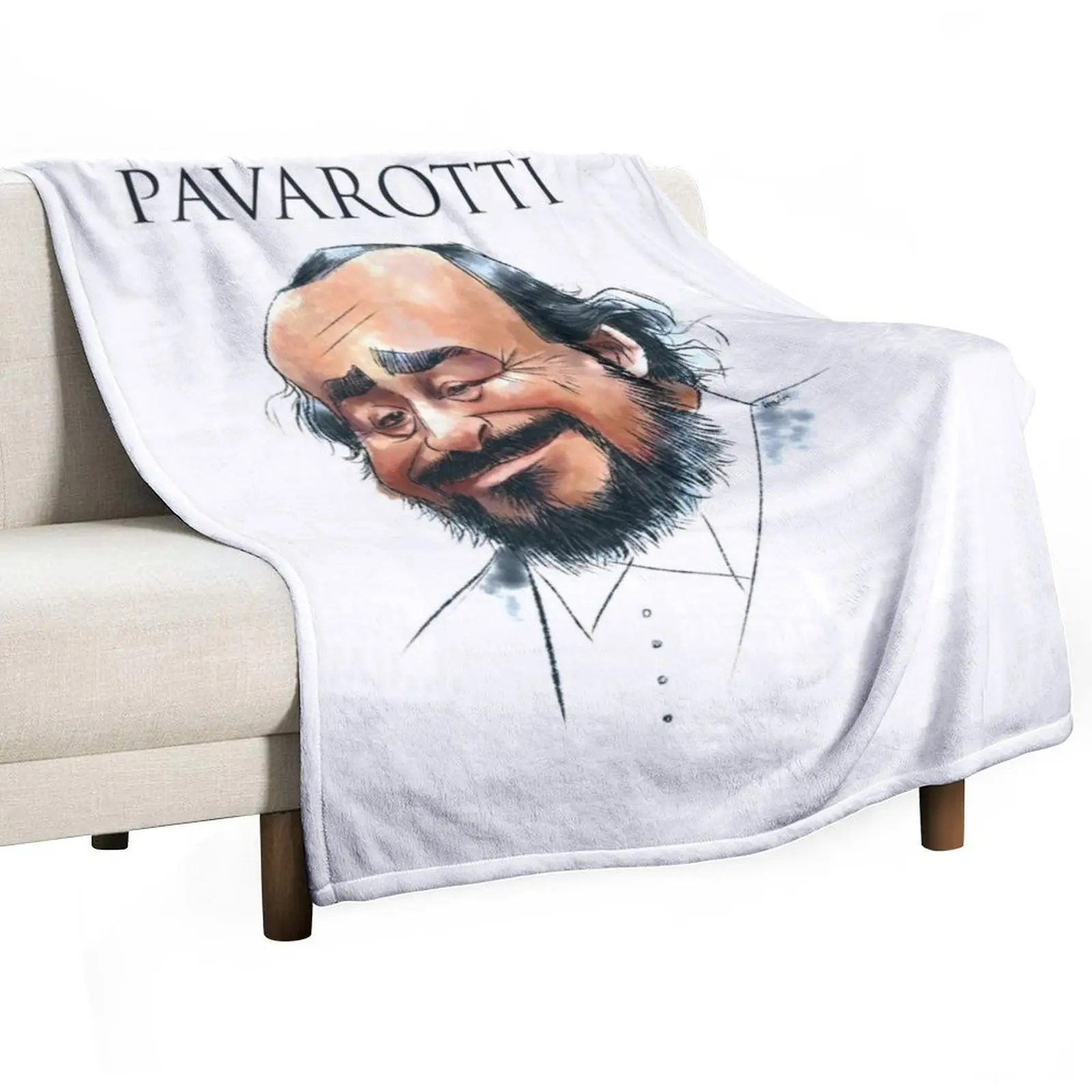 Opera Tenor Pavarotti Throw Blanket Decorative Sofas Summer Baby Blankets