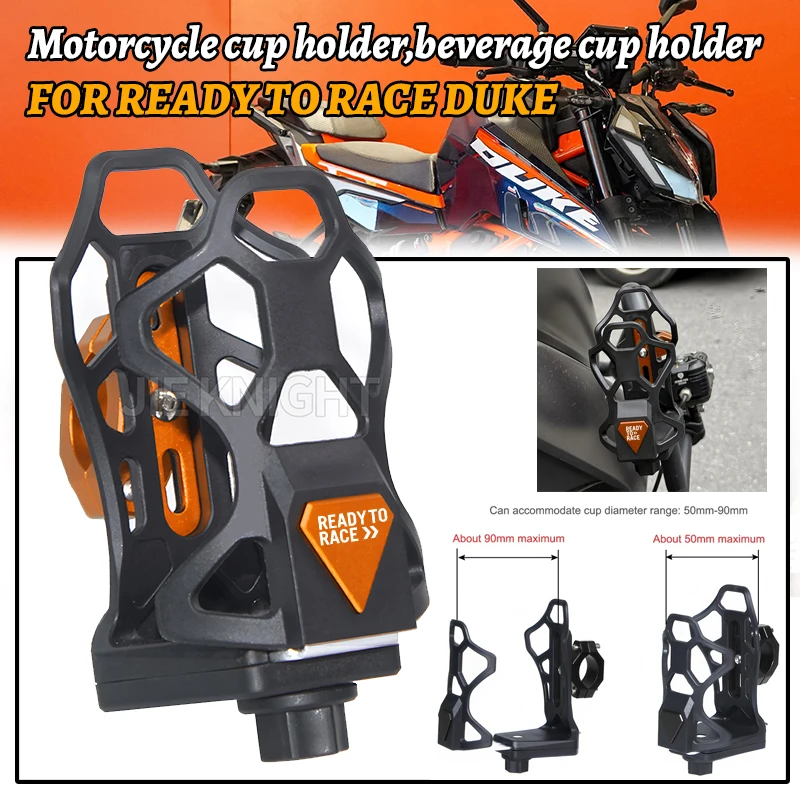 

For DUKE390 DUKE790 DUKE1290 DUKE125 200 250 390 690 790 890 RC390 Motorcycle Beverage Water Bottle Cage Drink Cup Holder Mount