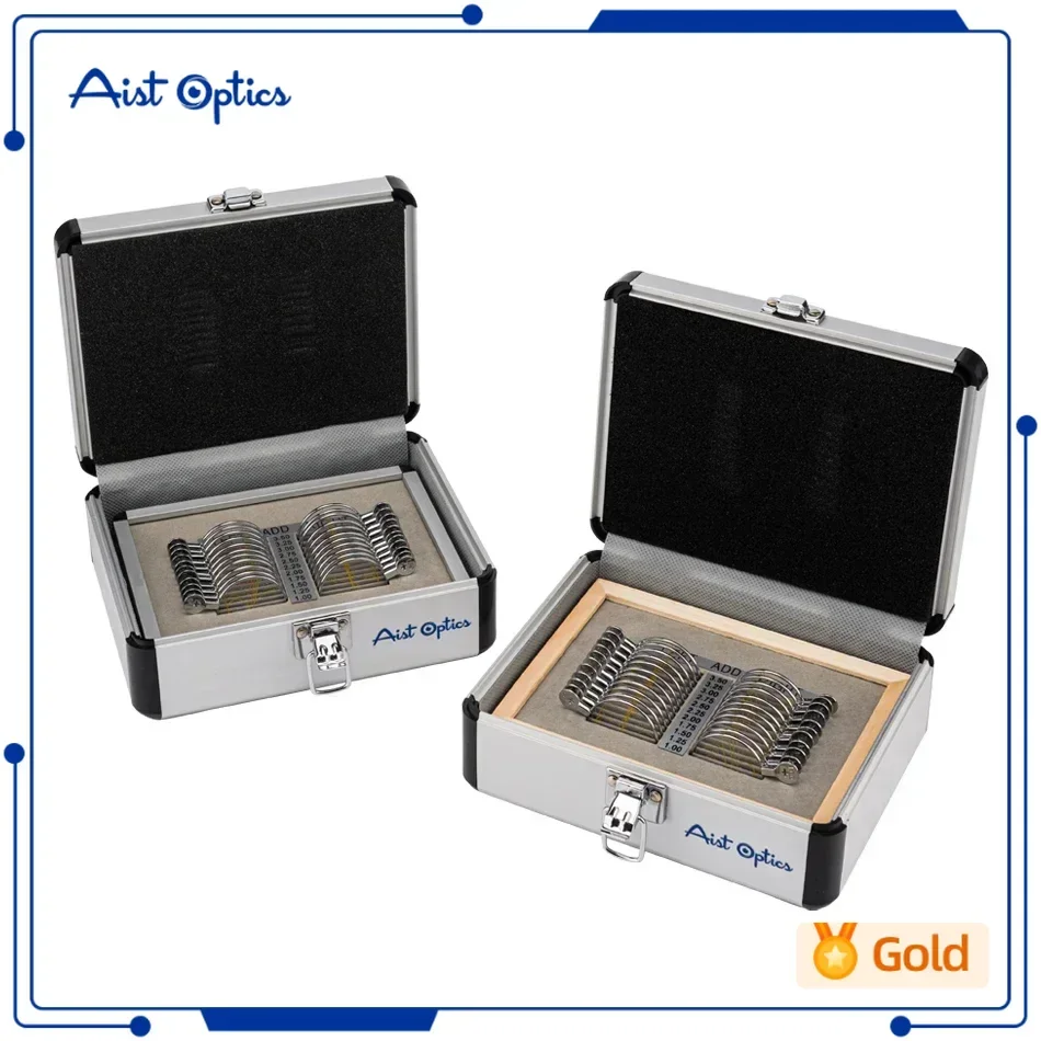 22PCS The Most Popular Optical Equipments  Progressive Trial Lens Set Aluminium Tray And Case Ophthalmic