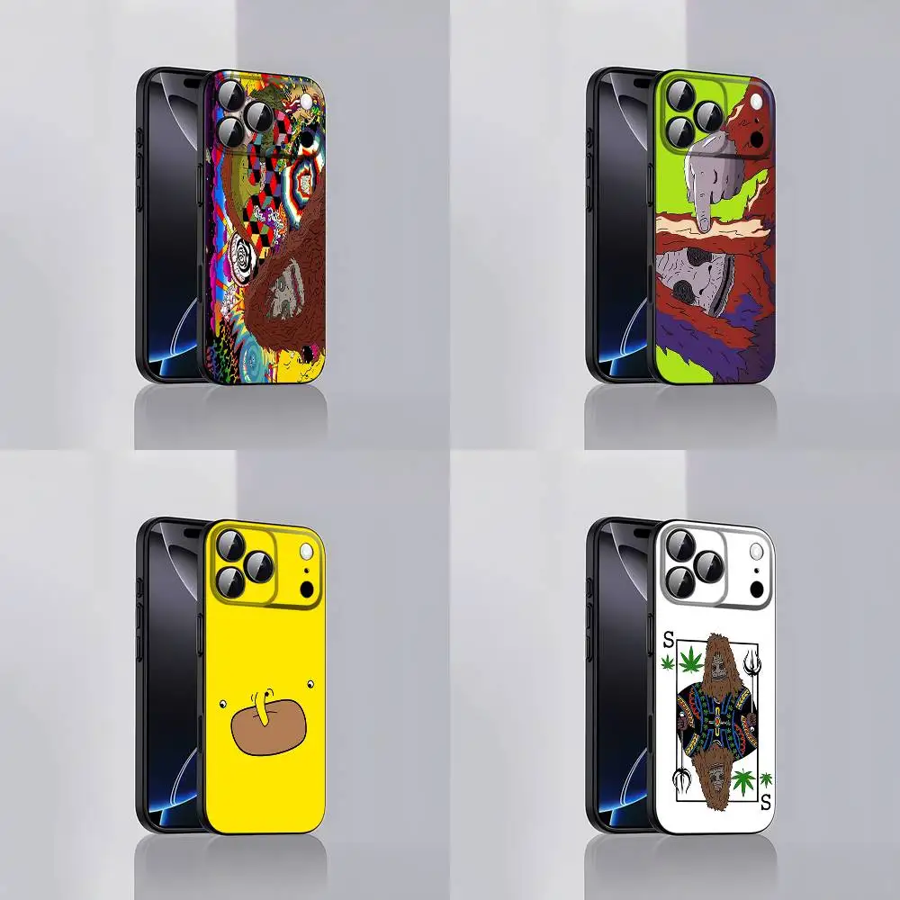 

S-Sassy The Sasquatch Phone Case For iPhone 17,16,15,14,13,12,Pro,Max,Plus,E,SE4,Air,Mini Black Soft Cover