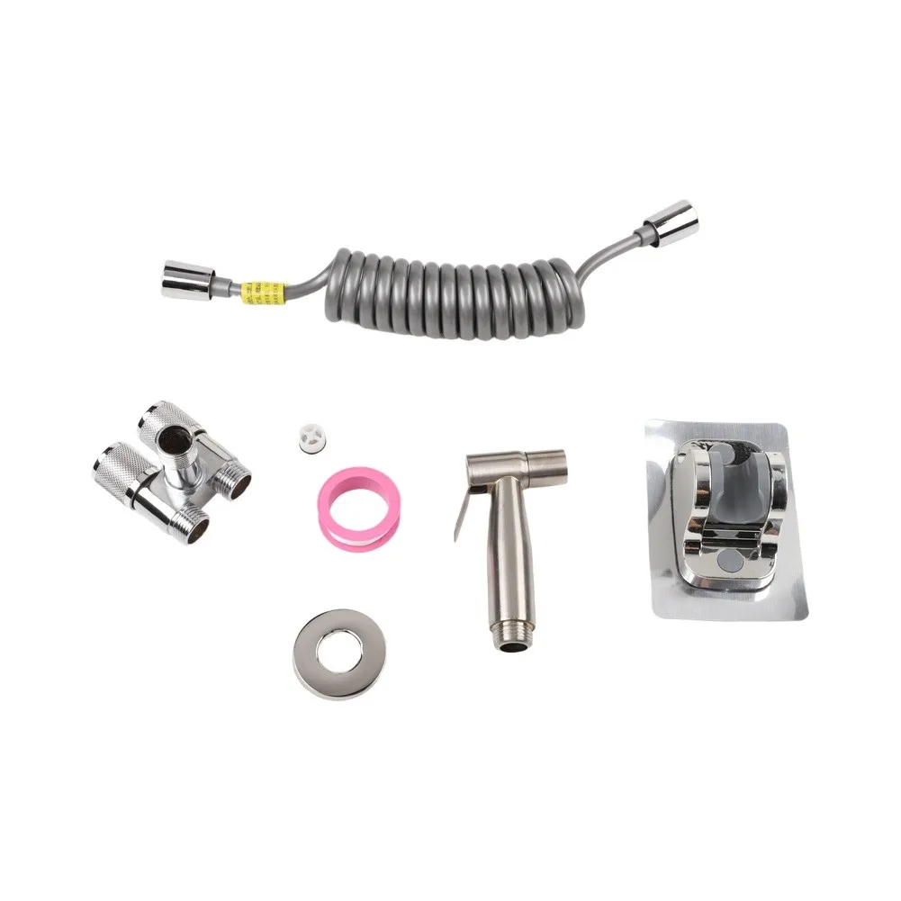 Adjustable Sprayer Bathroom Sprayer Bathroom Equipment Adjustable Water Pressure Sprayer Water Adapter Telescopic Tube