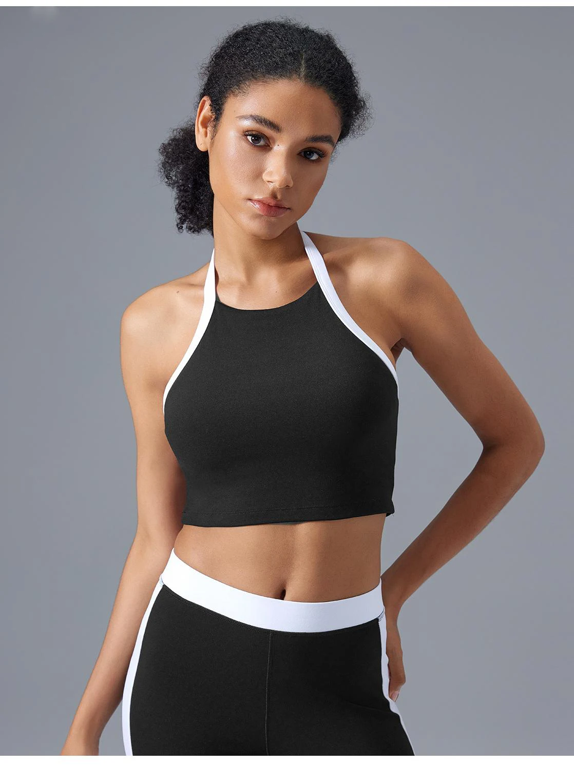 

Tala Supportive Yoga Bra With Contrast Colors/ Premium Fitness Sports Bra/Training Sports Bra