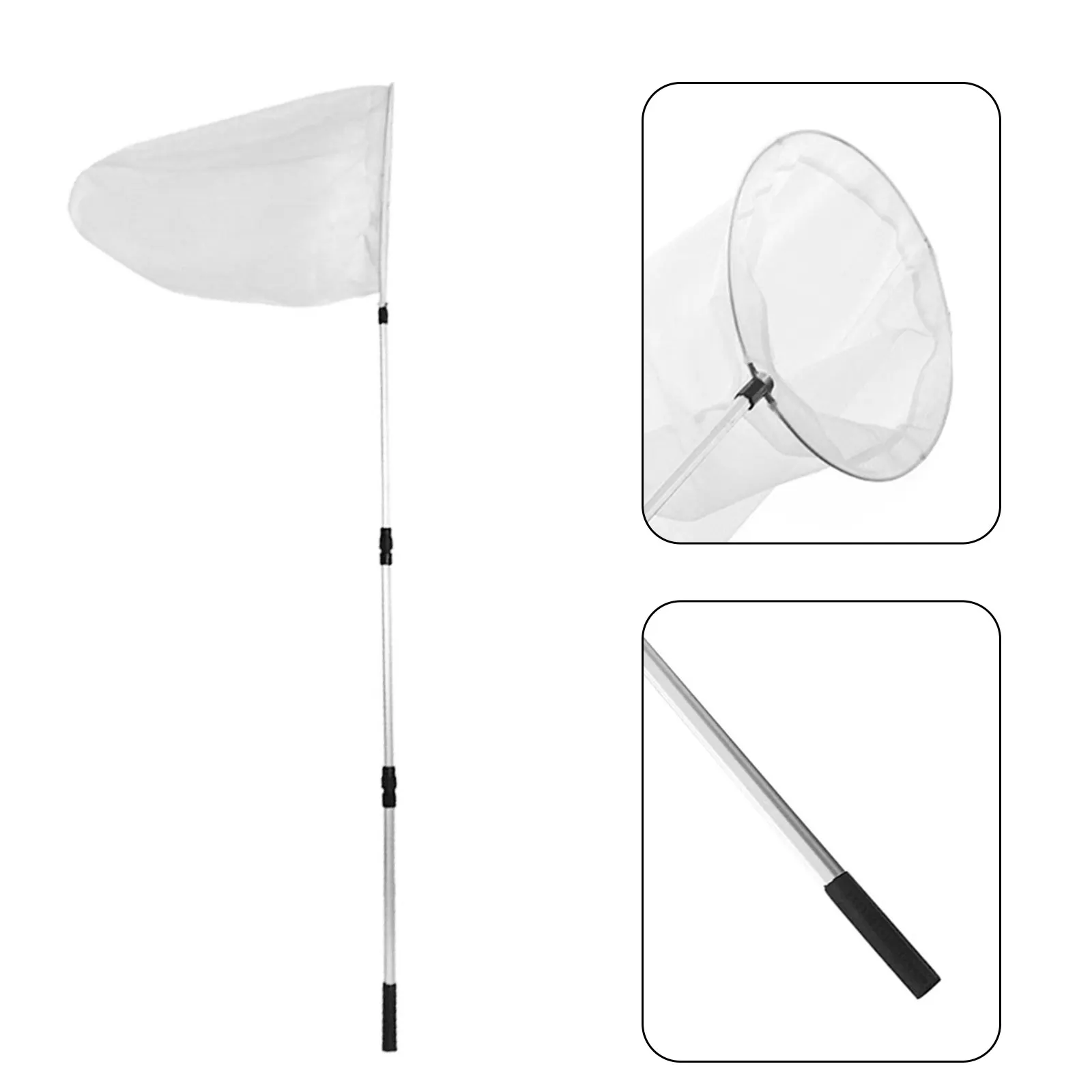 

Folding Insects Durable Retractable Catching Net Extendable Fishing Telescoping Nets For Outdoor Kids Butterflies Reusable Mesh