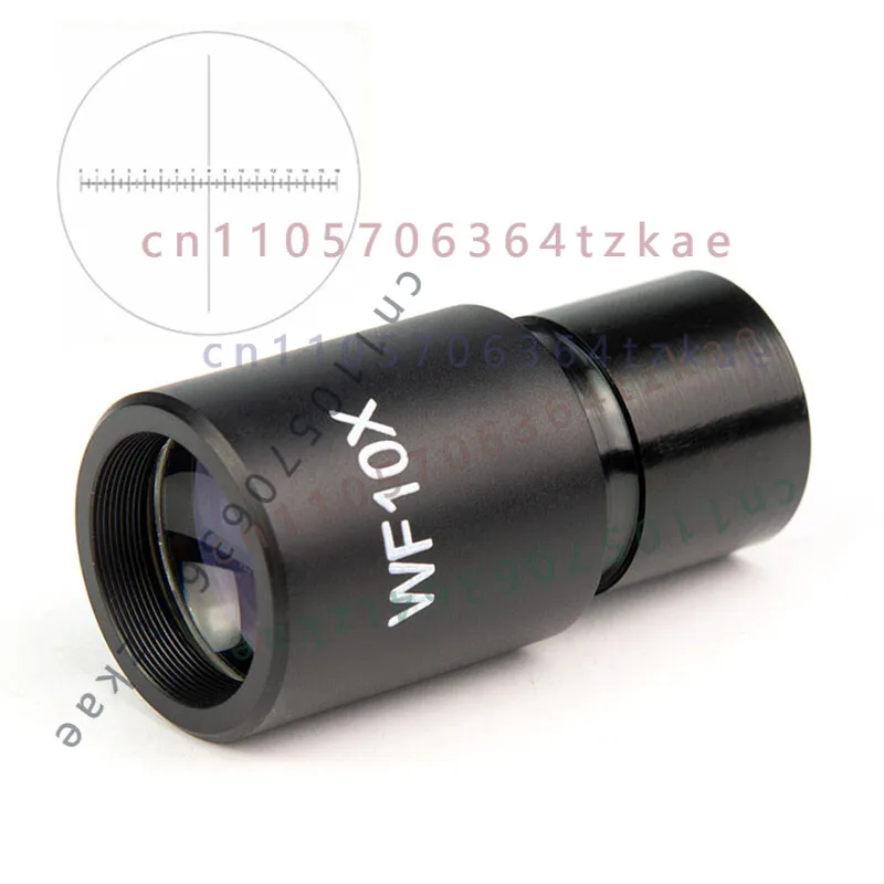 WF10X Reticle Widefield Eyepiece 23.2mm Mount Size for Biological Microscope Measuring Ocular Optical Accessory