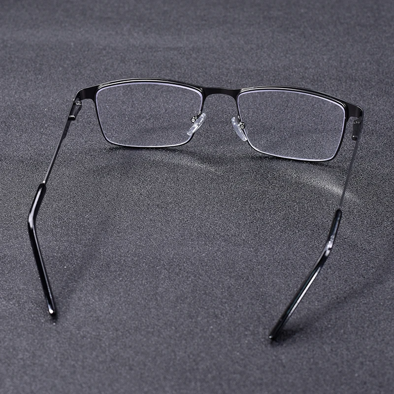 Anti-Blaulicht-Lesebrille für Männer, Metall, großer Rahmen, Leser, Lupe, Presbyopie-Linse, Brillen, Dioptrien + 0,75 + 125 + 175 + 4,0 – Detail 13