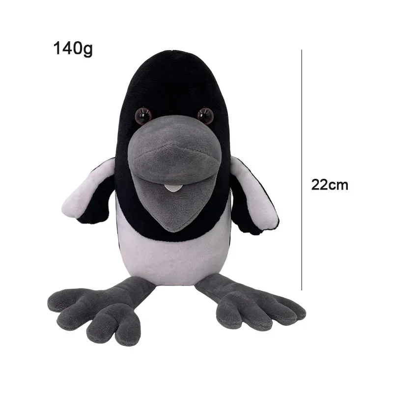 MINISO Wow Engels Steve en Maggie Crow Knuffeldier Pop Speelgoed Knuffels Pop Kinderen Kerstcadeau anime pluche