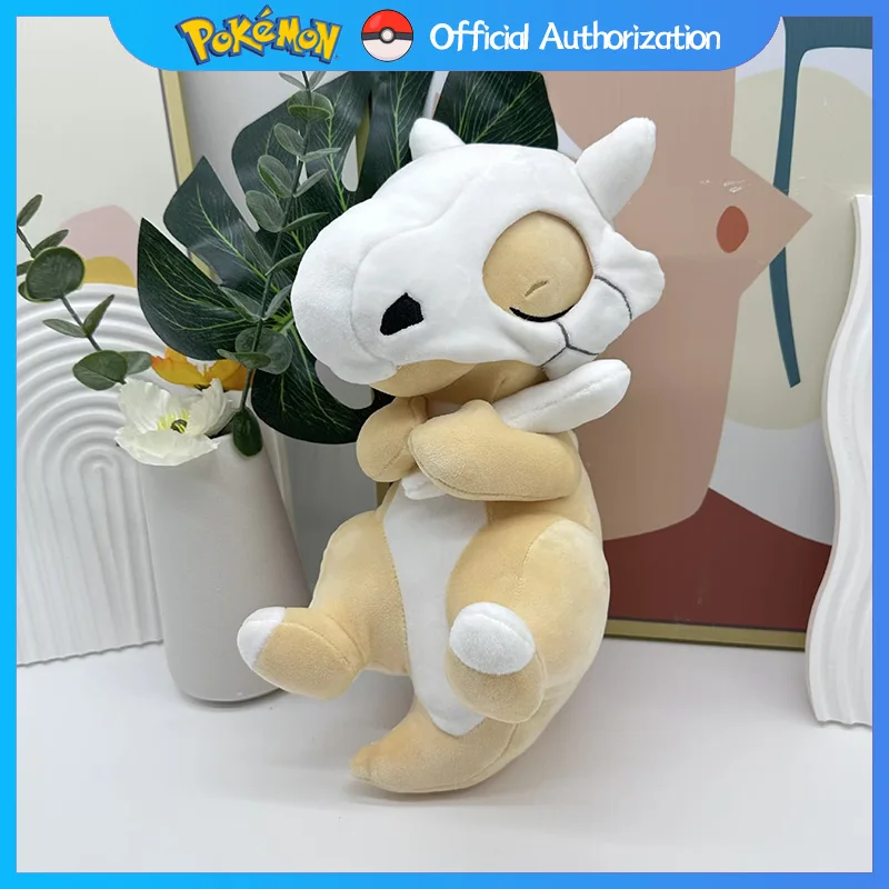 Pokemon Cubone Plush Toy Cartoon Chikorita Stuffed Doll Anime Collection Souvenir Kawaii Pokémon Toys Slowpoke Birthday Gift