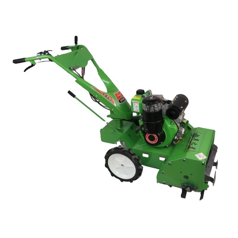 

New diesel four-wheel drive micro-tillage machine agricultural multi-function weeding loose soil ditching