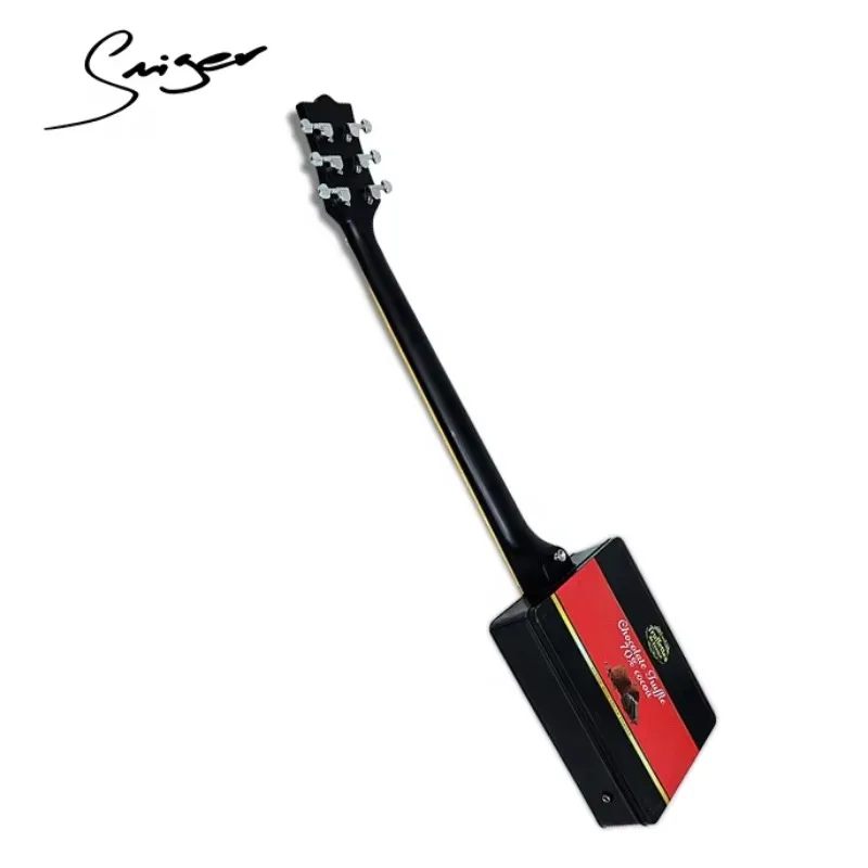 Smiger Professional Manufacture Metal Lightweight Electric Cookie Can Box Guitar Electrico