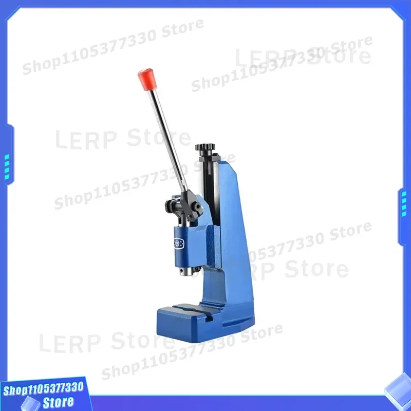 Manual Precision Hand Press Punch Desktop Equipment for Shaft Wrinkle Processing Heavy Duty Metal Hole Puncher Tool Desktop