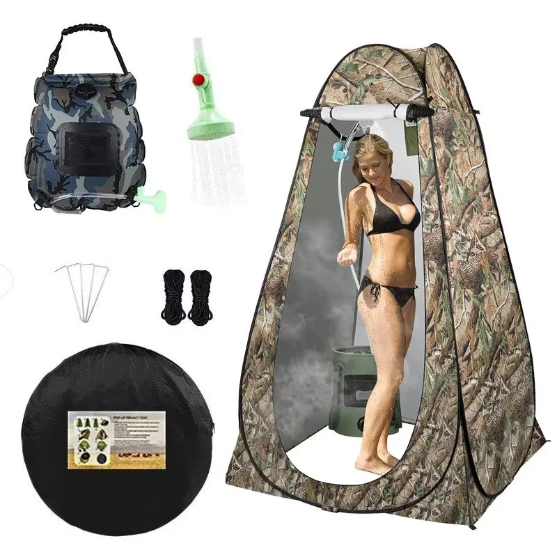 Single Shower Camping Outdoor Bathroom Tents Travel Convenient and Versatile Foldable Camping Shower Tent
