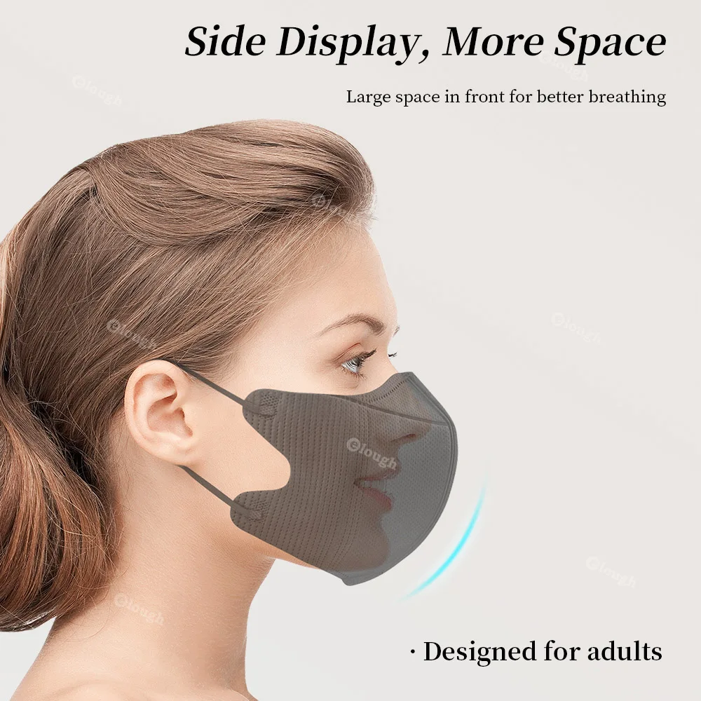 Morandi Mascarillas kn95 FPP2 Mask FFP 2 Fish korea Masks FFP2Mask Adult 4 L ayers FFP2 KN95 Respirator KN 95 Mask Black CE