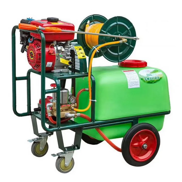 

Garden Power Pump Sprayer 160L Wheels Trailer Farm Weed Pest Control Machine 30 Spray Pump Agriculture