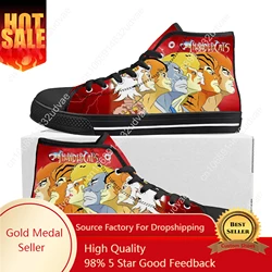 Thundercats Anime Cartoon High Top Sneakers uomo donna adolescente di alta qualità Canvas Sneaker Casual coppia scarpe scarpe personalizzate