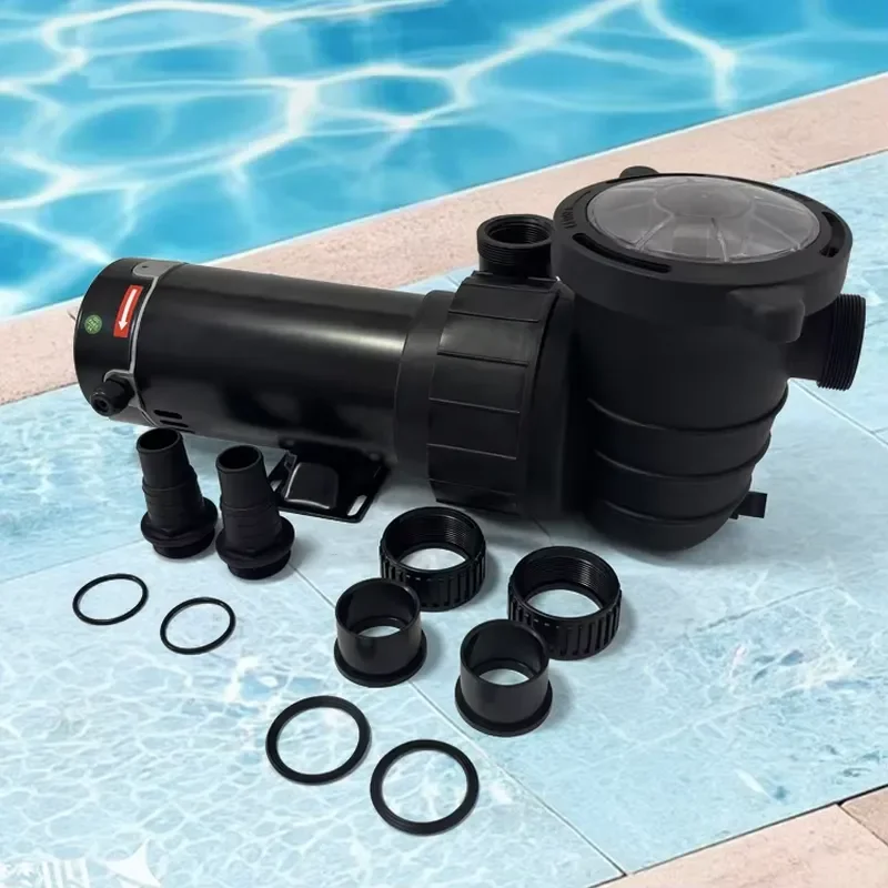 Single Voltage Pool Circulation Pump Corrosion Resistant Filter for Villa Landscape Water Feature Quiet Operation Durable