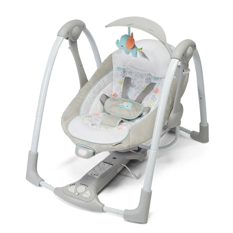 Sedia a dondolo per bambini Sedia lenitiva Culla elettrica per ausilio al sonno Letto Sedia a dondolo per neonato