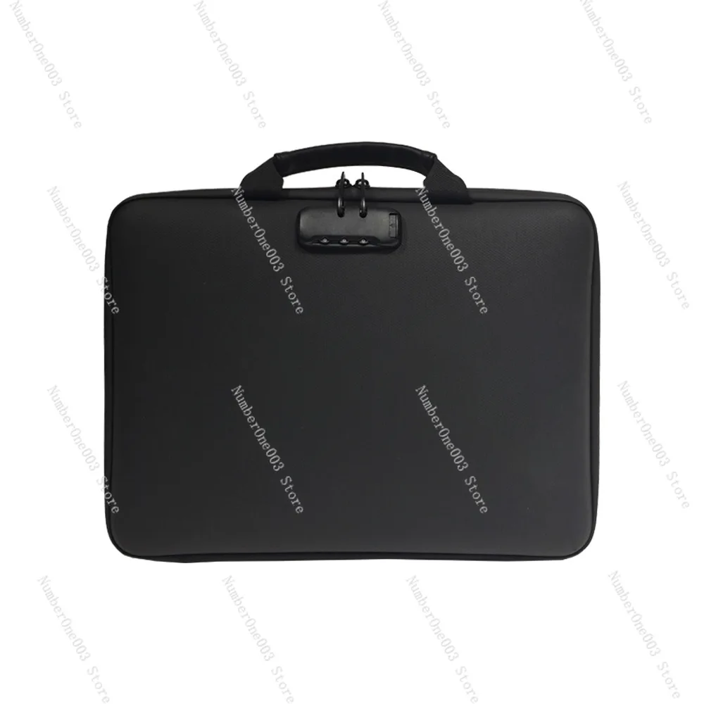 Eva Fireproof Handheld Document Bag Briefcase Waterproof Fireproof Information Document Valuables Hand
