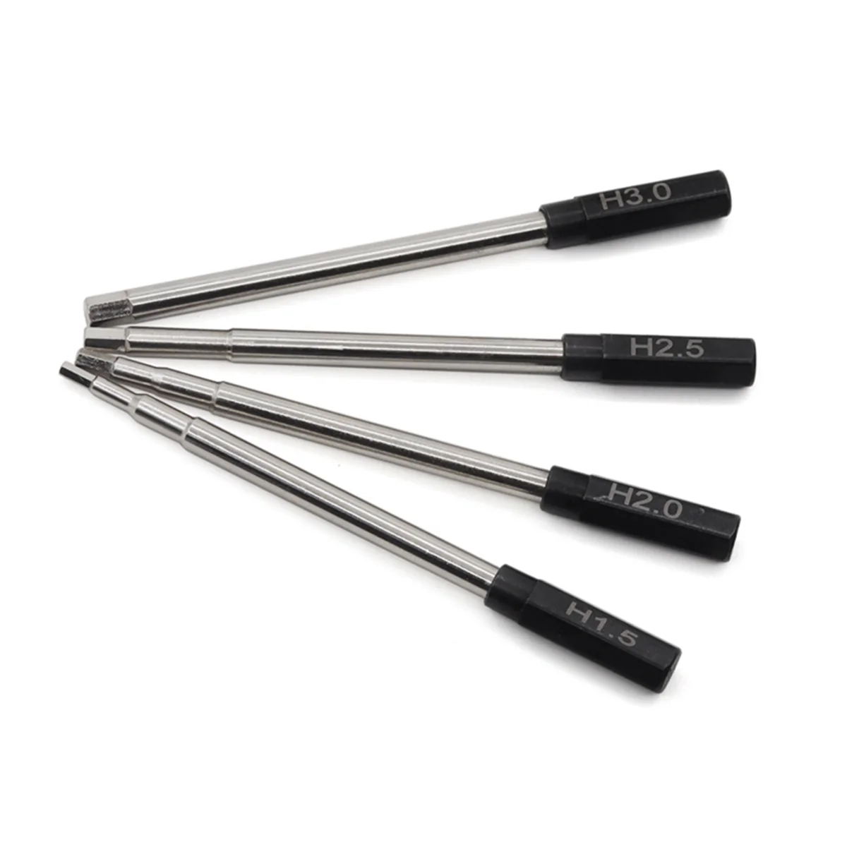 YKH_Hexagonal Head Screwdriver Hexagonal Screwdriver Tool Black+Silver