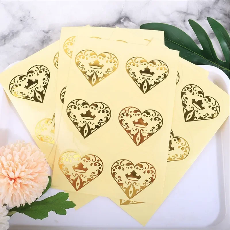 60Pcs/lot Baking Package Cake Box scrapbooking for package labels custom sticker decoration wedding Sealing stickers