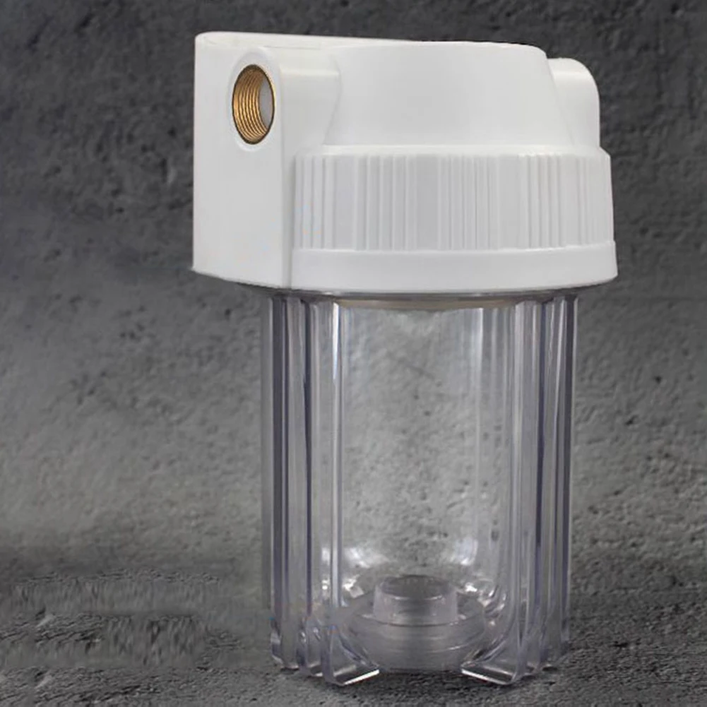 Prefilter Water Filter Bottle Tap Water Filter Container Explosion-Proof Bottle G1/2 Inch Interface Filters Shell