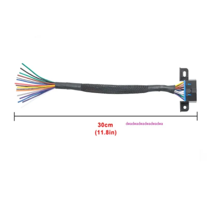 16PIN j1962F Obd2 أنثى لفتح كابل السيارة obd2 16 الأساسية، كابل أنثى