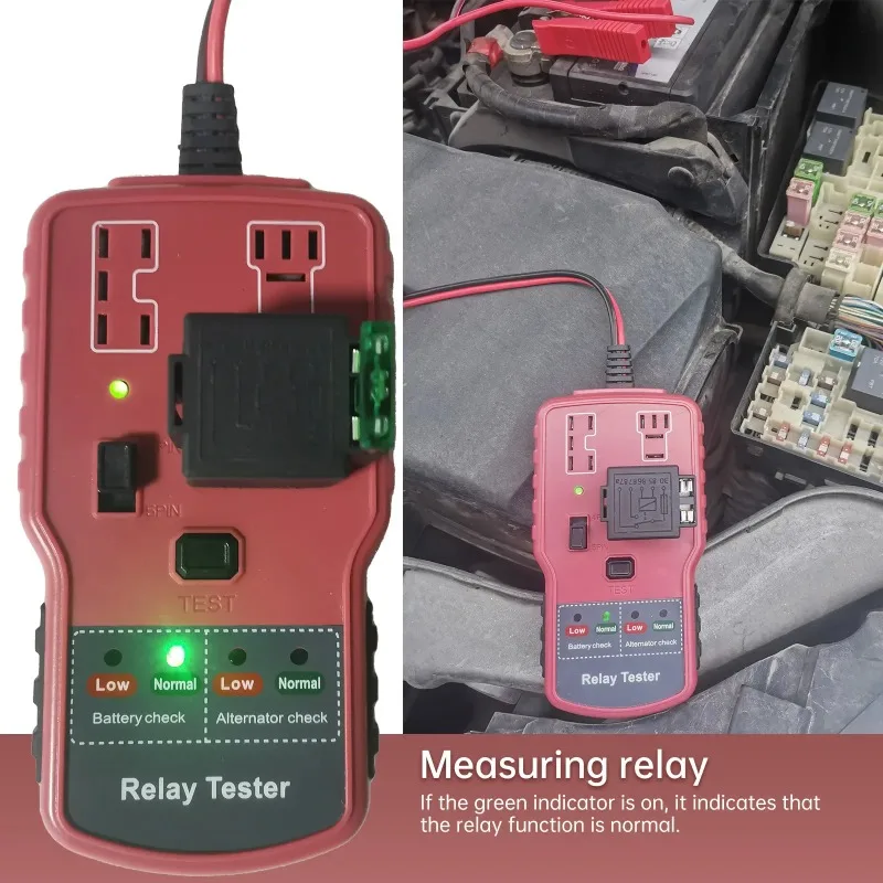 New Two-in-one Car Relay Detector Car Battery Detector Car Relay Detection RT-900
