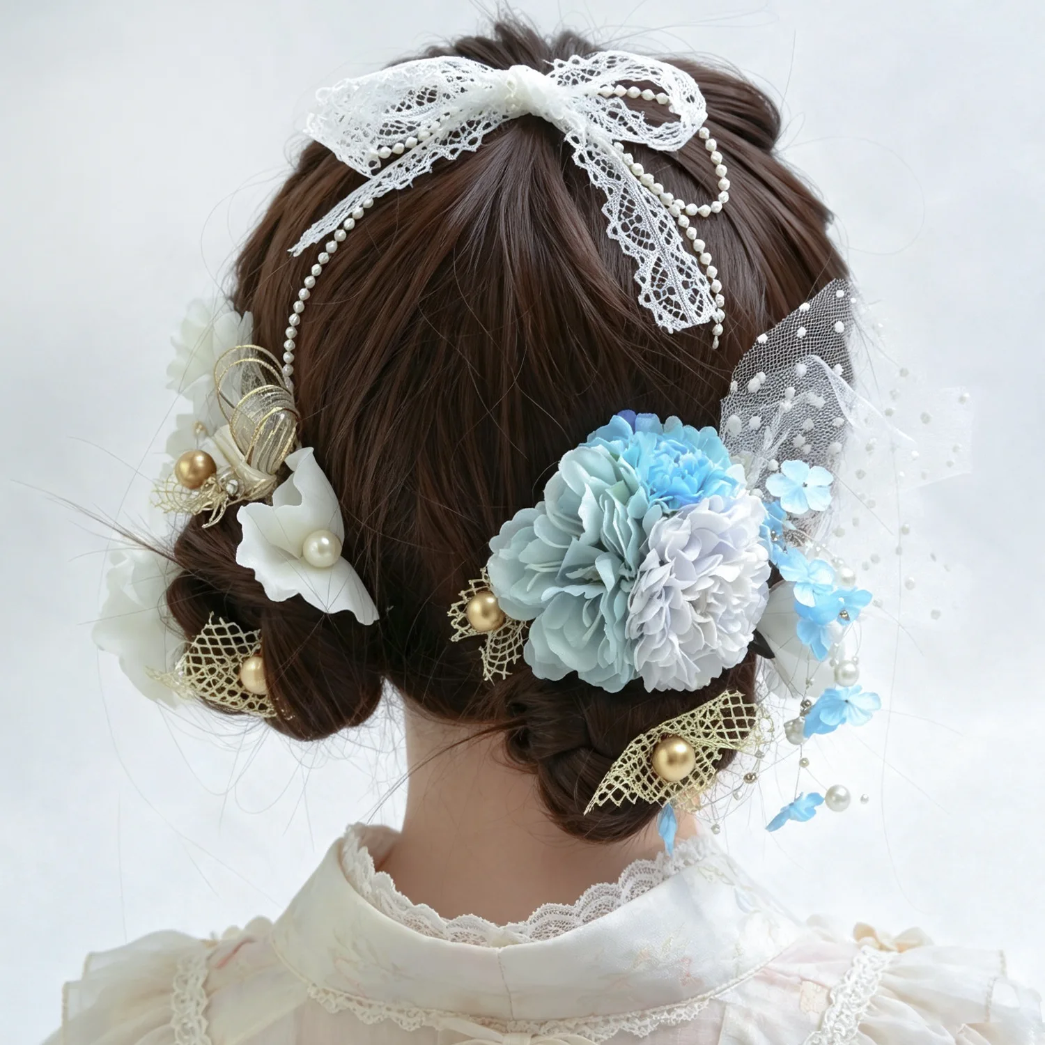 Women'S Kimono Accessories - Kimono Hair Accessory Set – Bow
