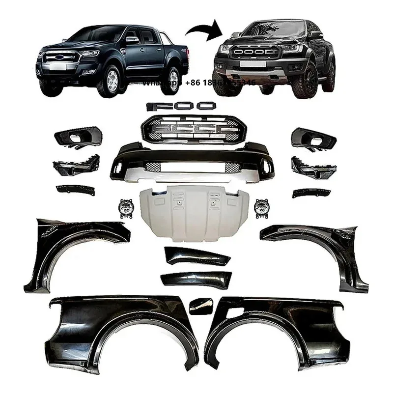 

for ranger T7 T8 update raptor body kit 4X4 Auto Parts Other Exterior Accessories Set Full Body Kit