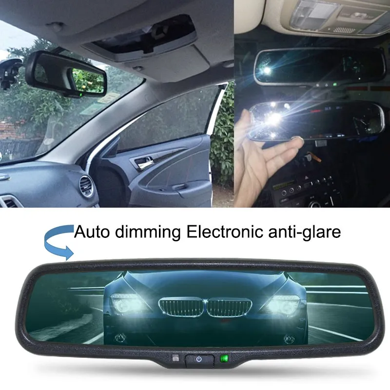 Auto Dimming Anti-glare Rearview Mirror Back Up Mirror ForToyota Honda Volkswagen Renault Kia Hyundai Skoda Ford Opel