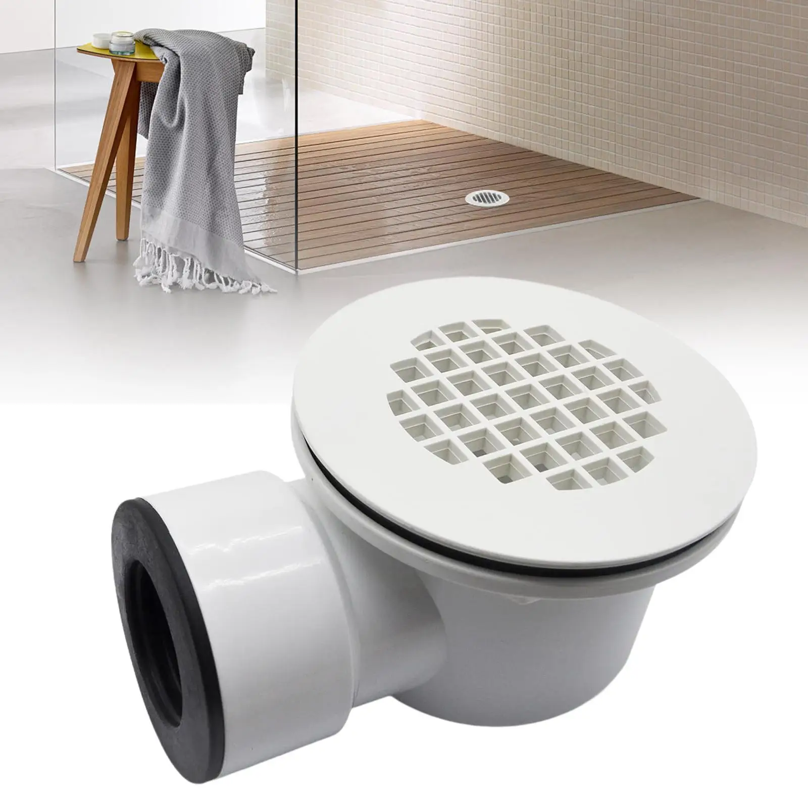 Bathroom Side Outlet Drain Breathable Cap Bathroom Floor Drainage Equipment for Bathroom Shower Room Toilet Laundry Hotel