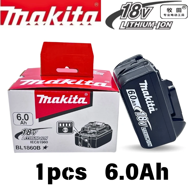 

Оригинальный аккумулятор Makita, замена для Makita 18V BL1830B L1840B L1850B L1860B, аккумулятор для электроинструмента 18V 6.0Ah.