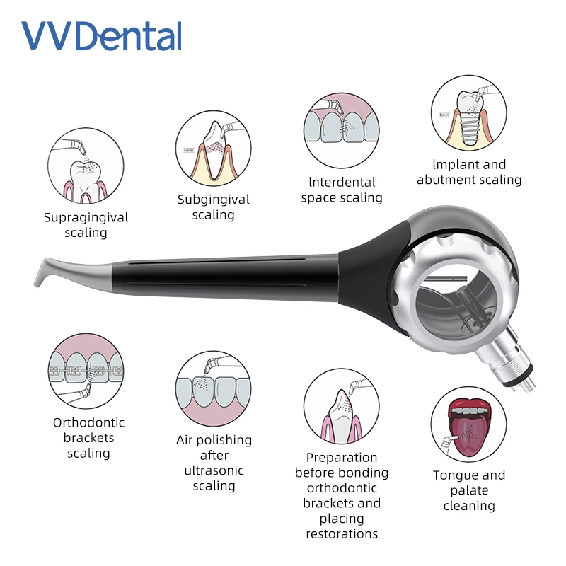 Odonto Sem Galantia VVVJJateamento Odontológico, atualizado 20g, grande capacidade, liga de alumínio, unidade de jateamento de areia, PV5, genuíno