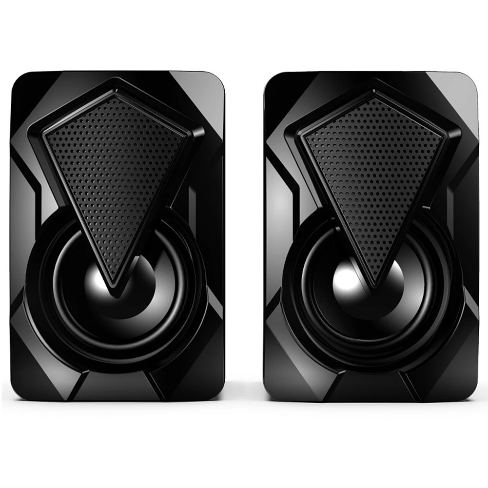 X2 Computer Speakers with Subwoofer for PC Desktop Computer Laptop LED Lighting Home Theater System USB Wired Sound Box