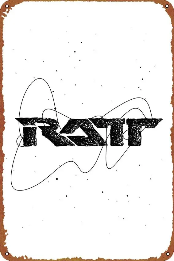 Ratt Stephen Pearcy Crosby Poster Vintage Cute Metal Sign Gift Retro Novelty Cafe Store Garage Tin Signs8x12 Inch sign