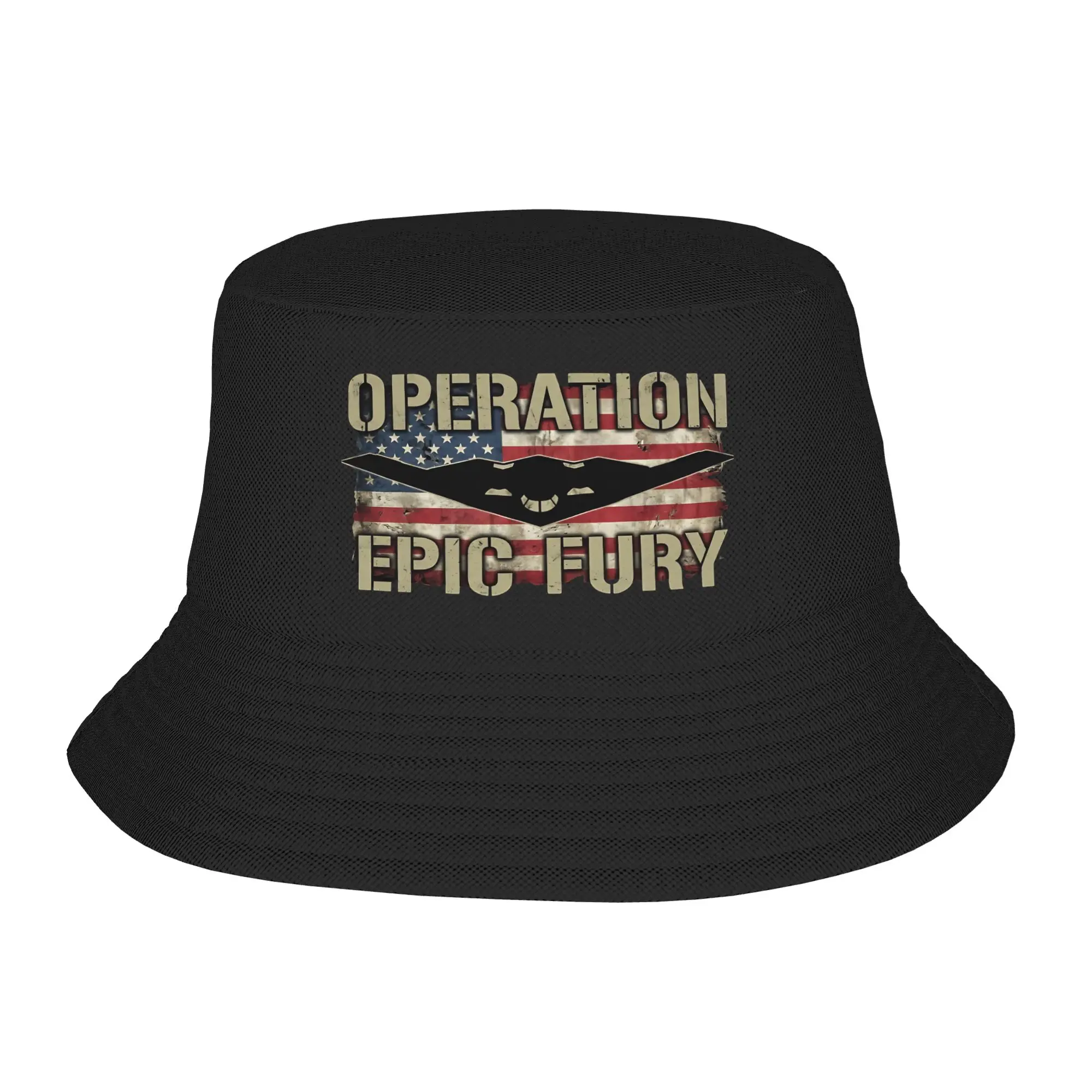 Travel Headwear Operation Epic Fury The FAFO Tour Outfit Bucket Hats Unique Girls  Sun Bob Hat