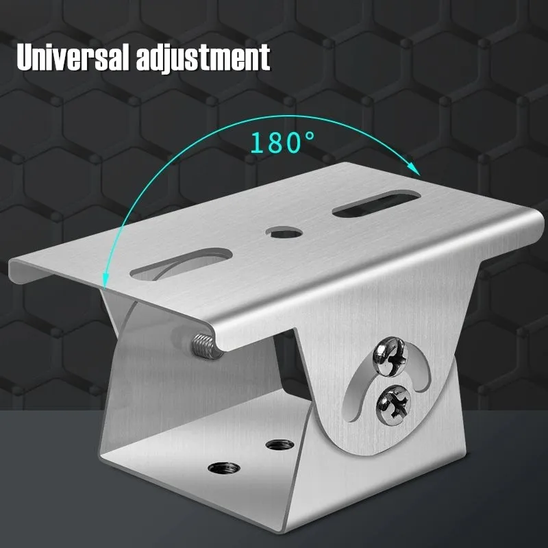 Stainless Steel Small Duck Mouth Mounts CCTV Surveillance Security Camera Base Bracket Multifunctional Universal Joint Bracket
