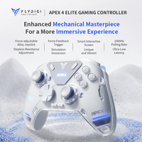 New Flydigi Apex 4 Game Controller Smart Interactive Screen Force Feedback Trigger Wireless Gamepad Support PC/Switch/Mobile/TV