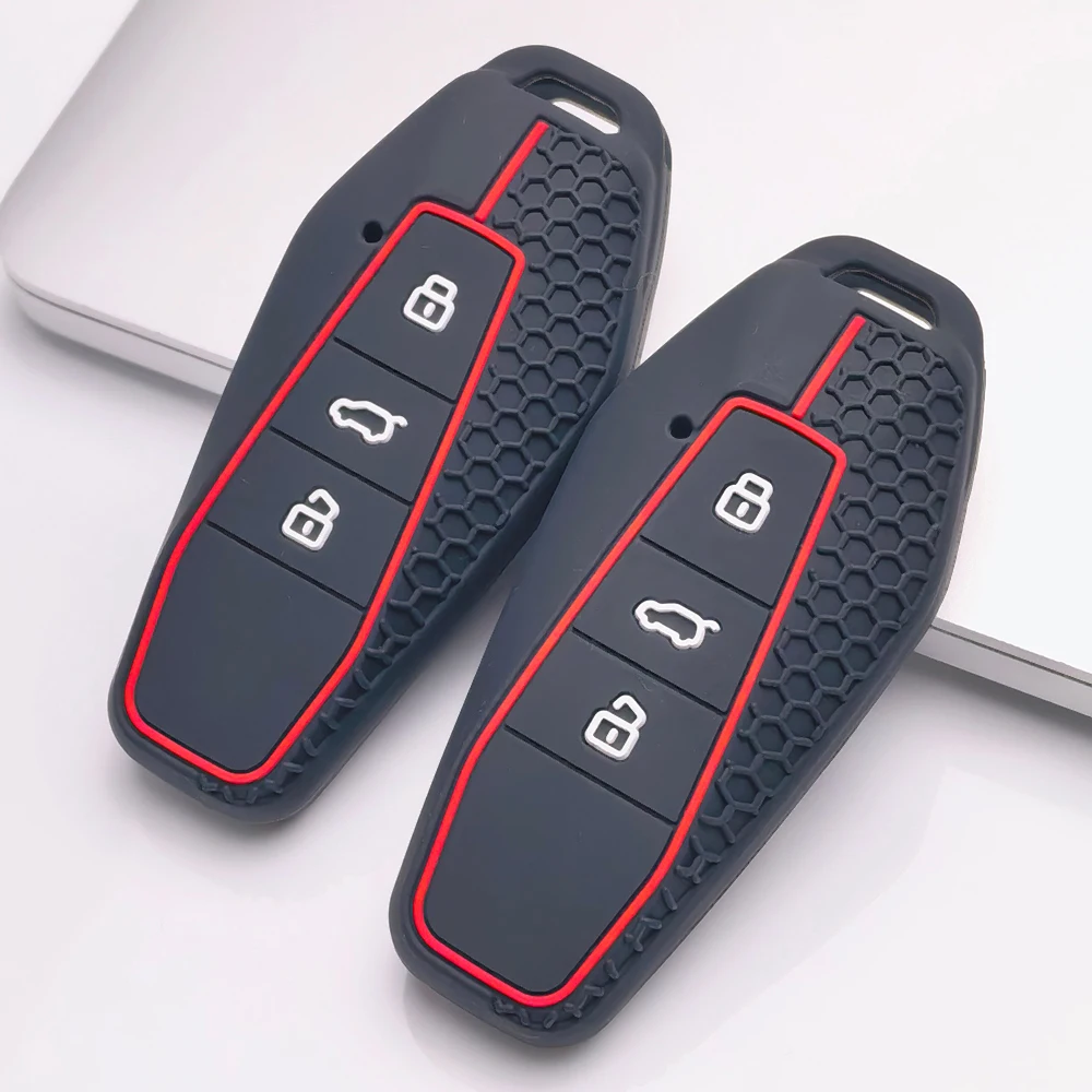 Key Fob Cover for Chery GT iCAR Shuxiangjia EQ7 AIQAR EQ5 EQ3 Anti-Scratch Shockproof Soft Grip Button Friendly Easy Install