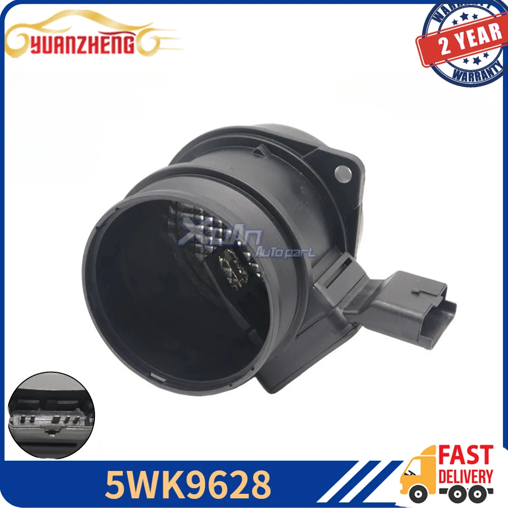 5WK9628 Mass Air Flow Meters Sensor For Citroen C5 C8 Fiat Ulysse Lancia Phedra Peugeot 406 607 806 807 Expert 2.0 2.2