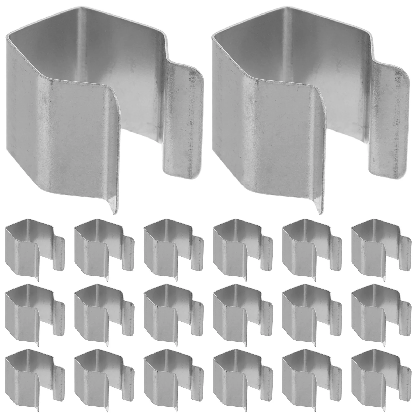 

20Pcs Universal Window Screen Fixing Clips Stainless Steel Retainers for Mesh Replacement Strong Grip Side Clamps for Patio
