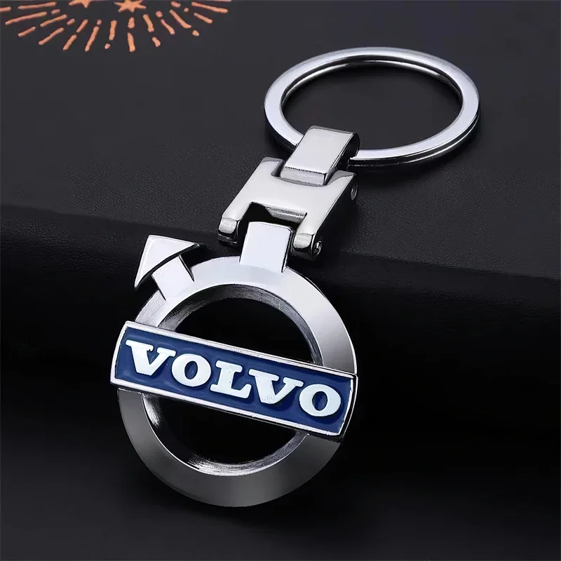 Automobile key decorative keychain metal badge is suitable for Volvo C40XC40V70XC70C30 EX90 XC60 XC90 V40 V50 V60 S40 S8 S6 S90.