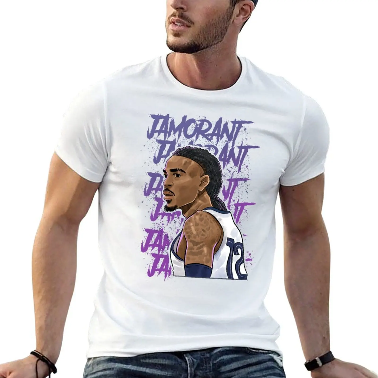 

ja mosant T-Shirt t shirts for man cotton black cotton t-shirt plain for man package T-Shirt
